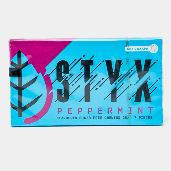 Shakarsiz saqich STYX sharhlari yalpiz ta’mli