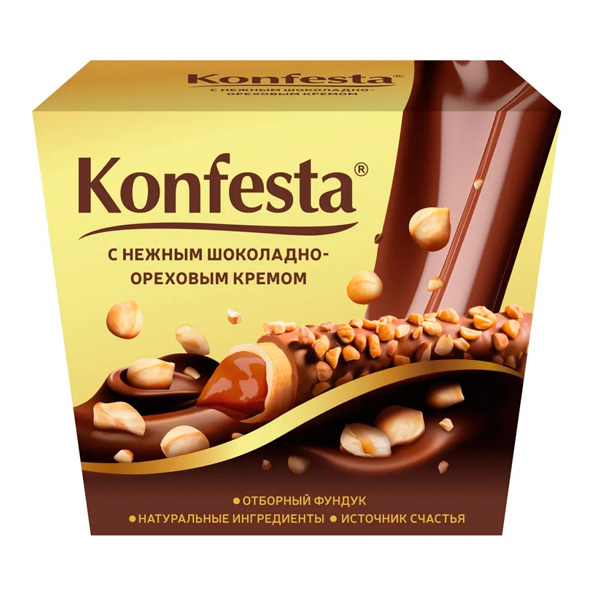 Konfesto shokolad va yeryong'oq kremli 150 gr