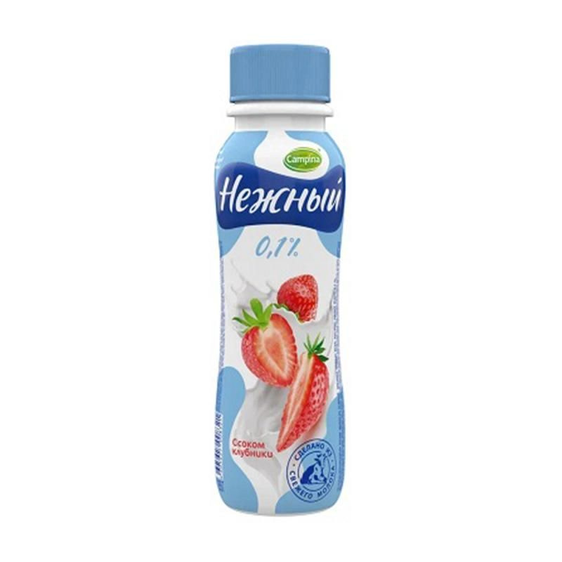 Yogurt 0.1% klubnika Nejniy 285gr