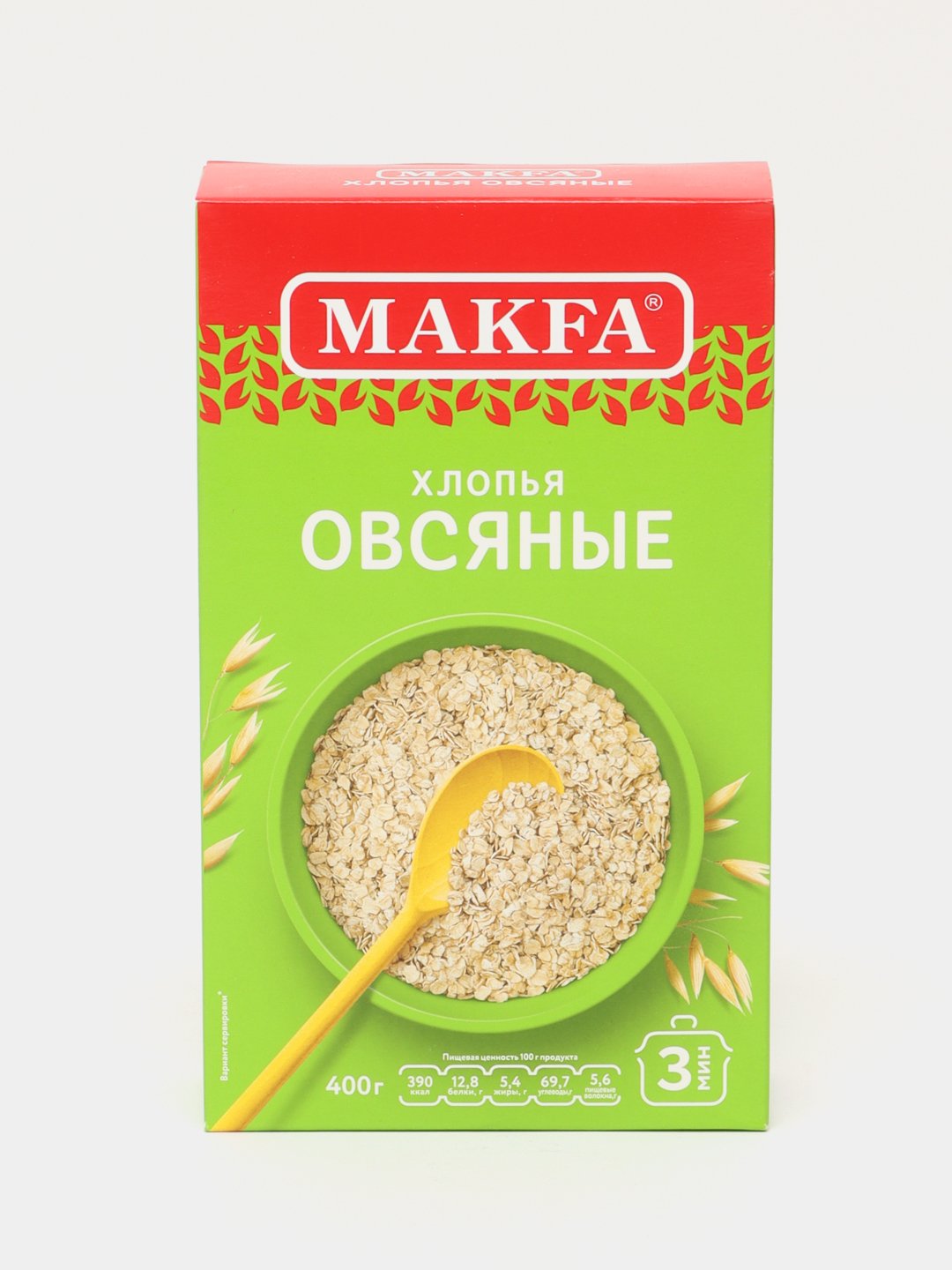 Хлопья овсяные Makfa, 400 г