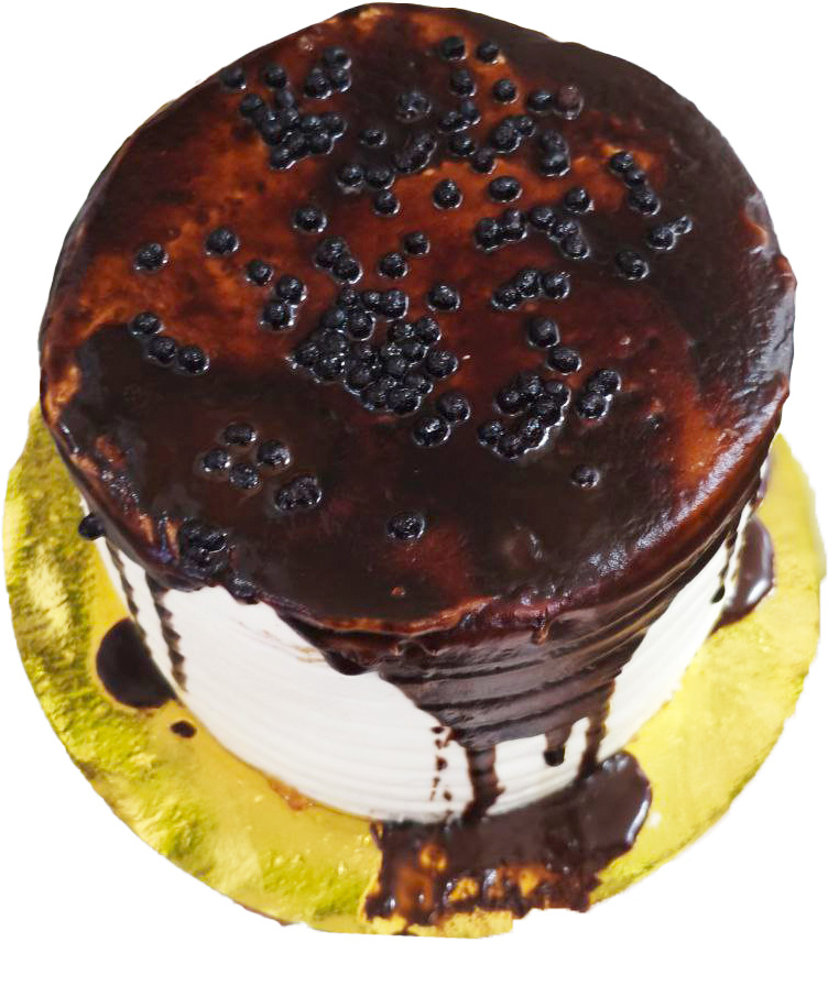 Usti shokoladli kichik Tort