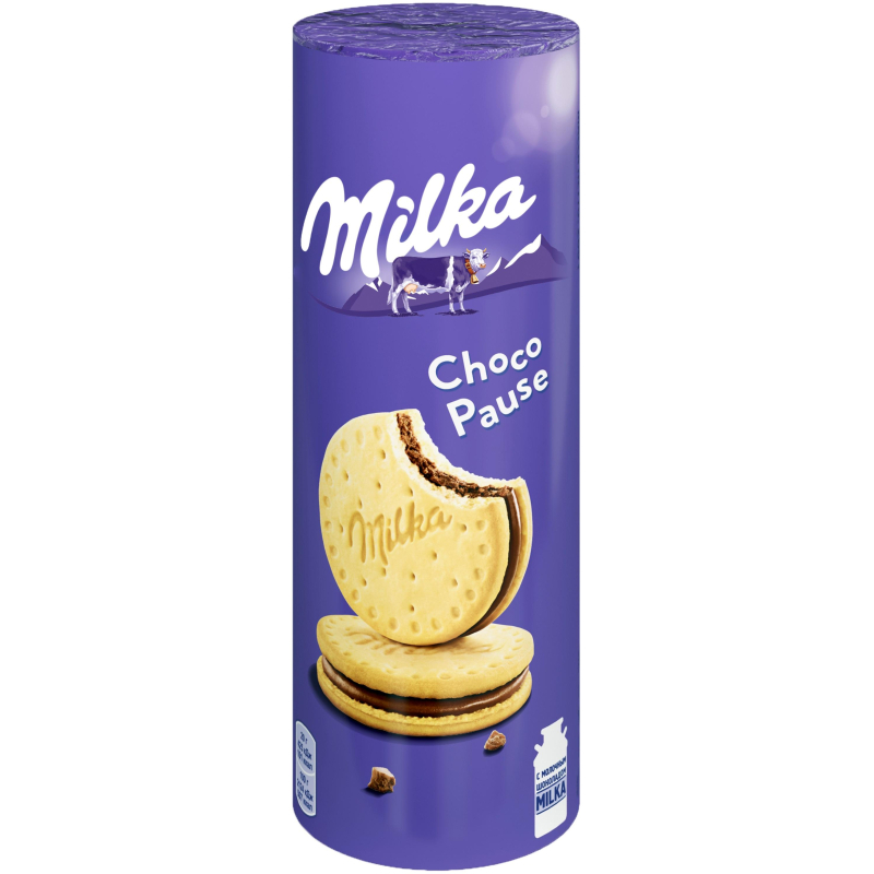 Shokoladli pechenyelar Choco pause Milka