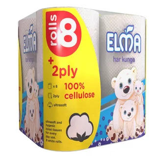 Elma hojatxona qog'ozi 8 dona