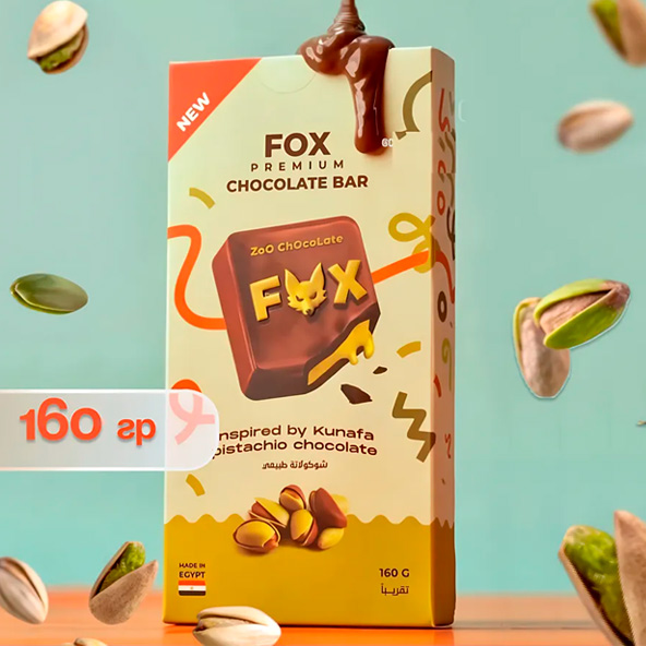 Fox dubai shokoladi 160 gr