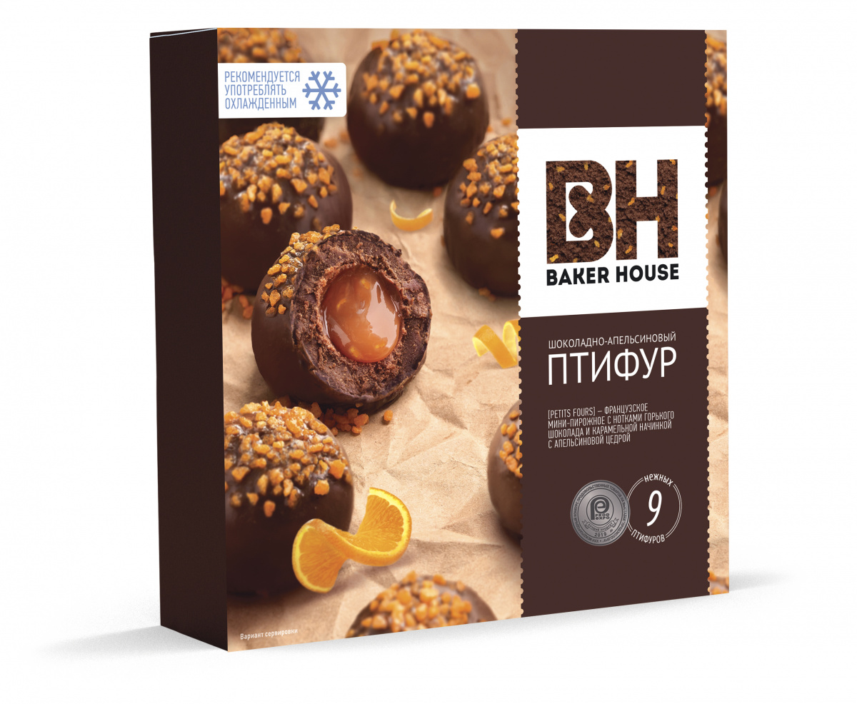 Ptifur Karamel va apelsinli Baker House